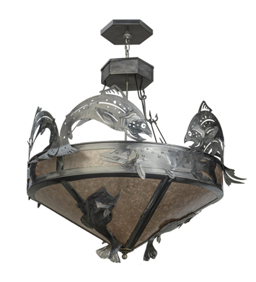 Meyda Tiffany Catch Of The Day 65150 Pendant Light - Steel