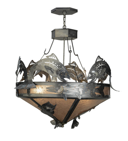 Meyda Tiffany Catch Of The Day 65150 Pendant Light - Steel