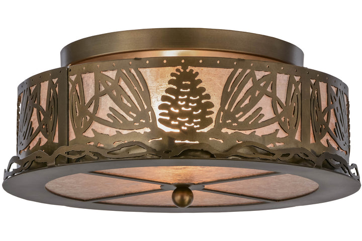 Meyda Tiffany Mountain Pine 65099 Ceiling Light - Antique Copper