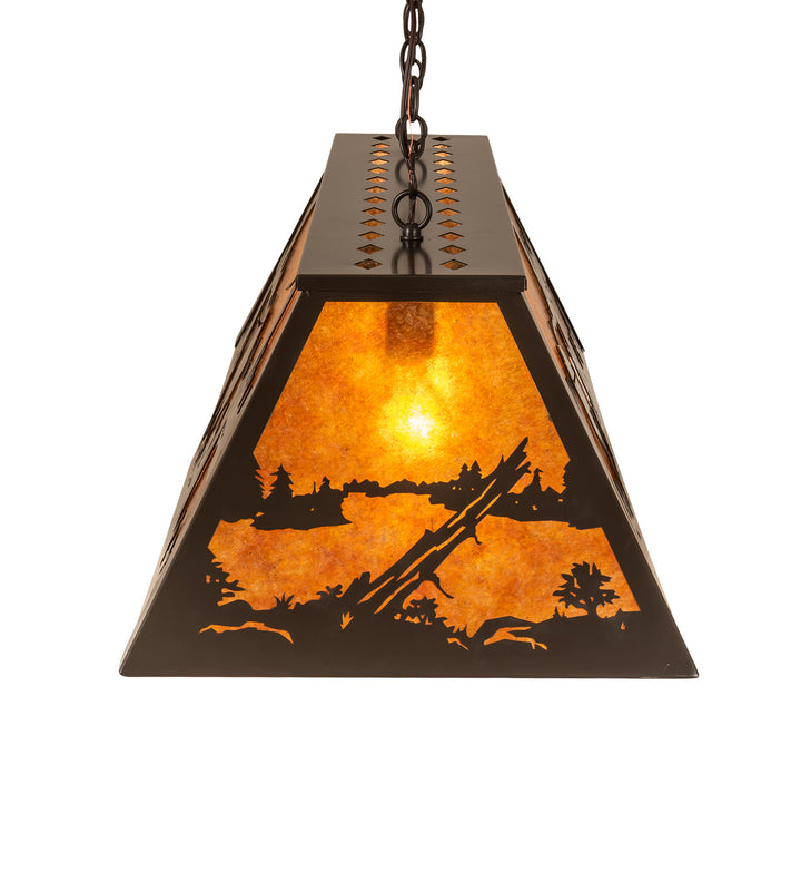 Meyda Tiffany Buffalo 65416 Pendant Light - Timeless Bronze