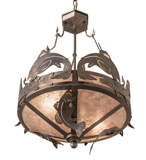 Meyda Tiffany Catch Of The Day 65156 Pendant Light - Steel