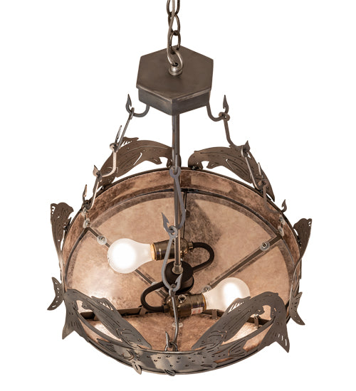 Meyda Tiffany Catch Of The Day 65156 Pendant Light - Steel