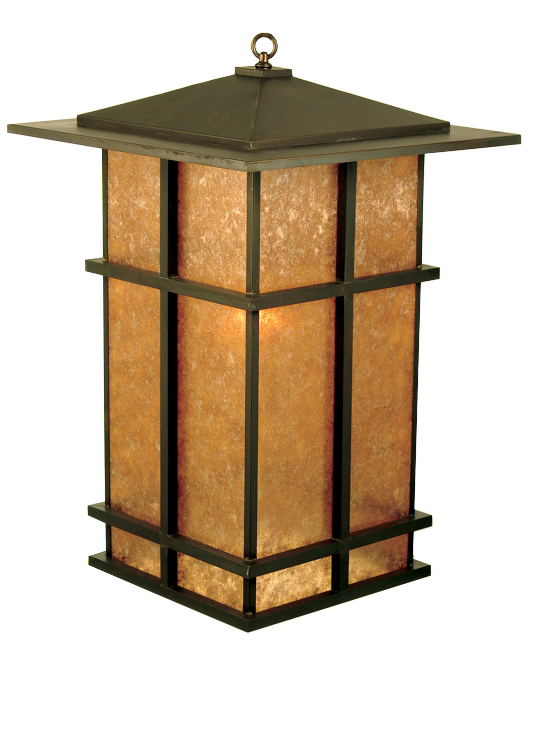 Meyda Tiffany Lighting 68914 Tea House One Light Pendant Outdoor Bronze / Dark