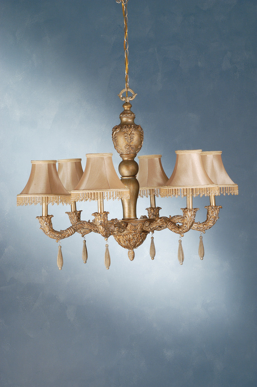 Meyda Tiffany Monticello 69562 Chandelier Light - Satin Gold/Silver Wash