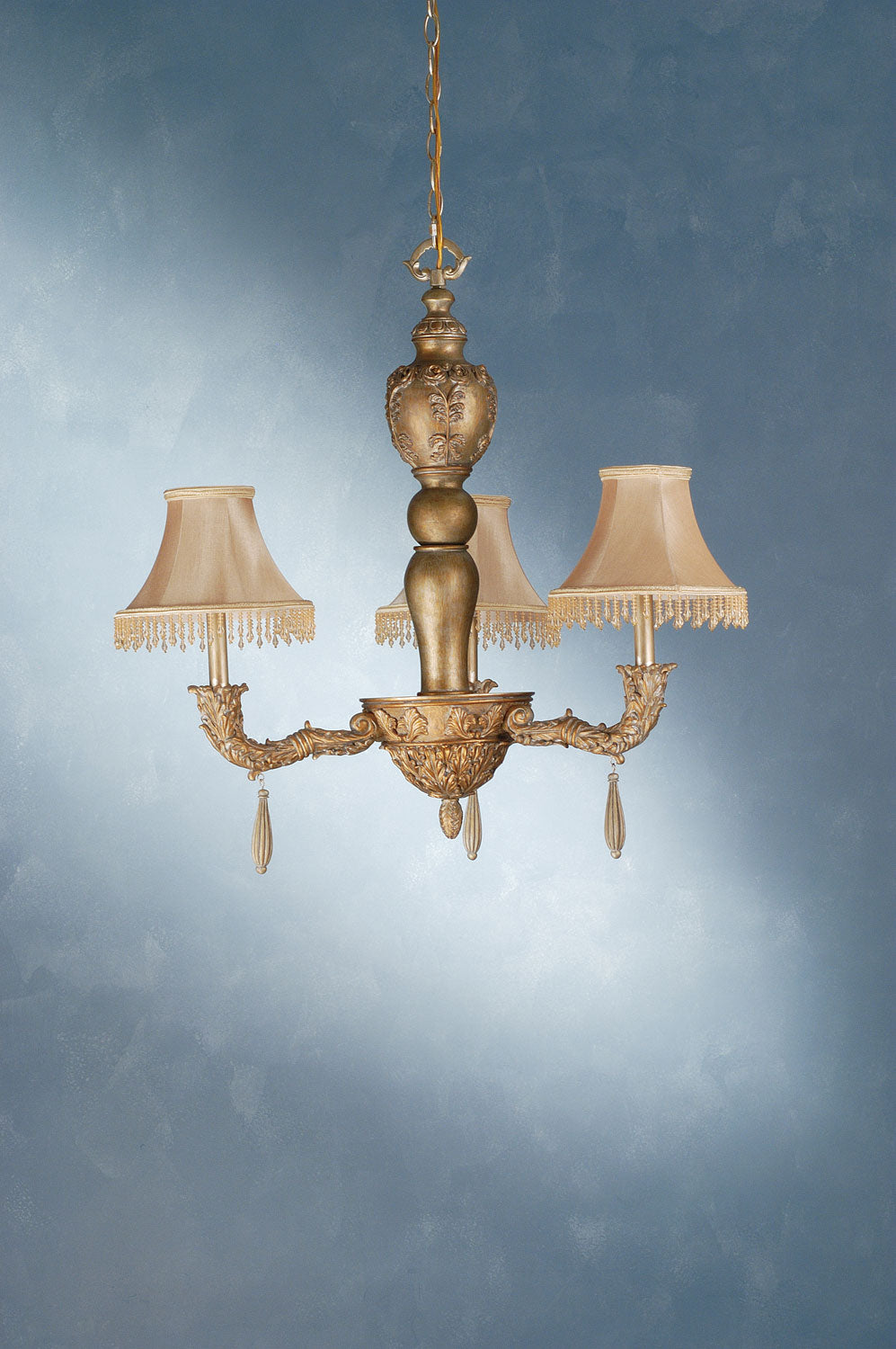 Meyda Tiffany Monticello 69563 Chandelier Light - Satin Gold/Silver Wash