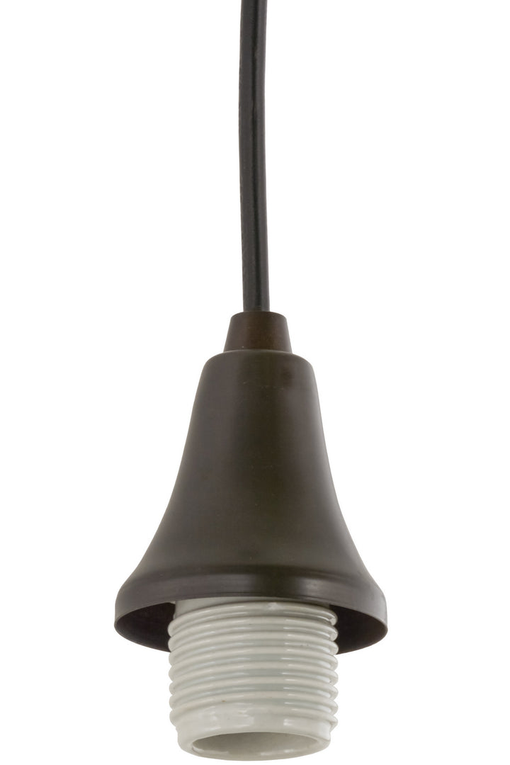 Meyda Tiffany Lighting 70036 Prairie Corn One Light Pendant Hardware Utility Light Bronze / Dark