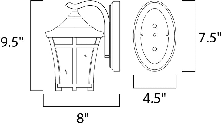 Maxim Lighting 65162GFCO  Balboa Vx Led E26 Outdoor Copper Oxide