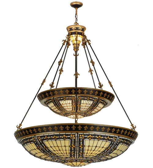 Meyda Tiffany Fleur-De-Lis 65165 Pendant Light - Antique Copper