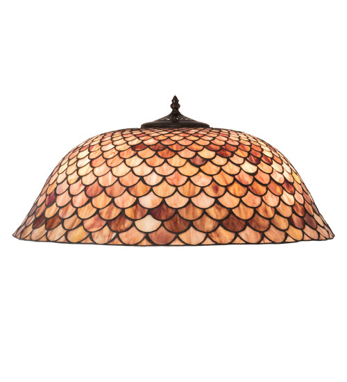 Meyda Tiffany Lighting 65173 Tiffany Fishscale Shade Lamp Shade Multicolored