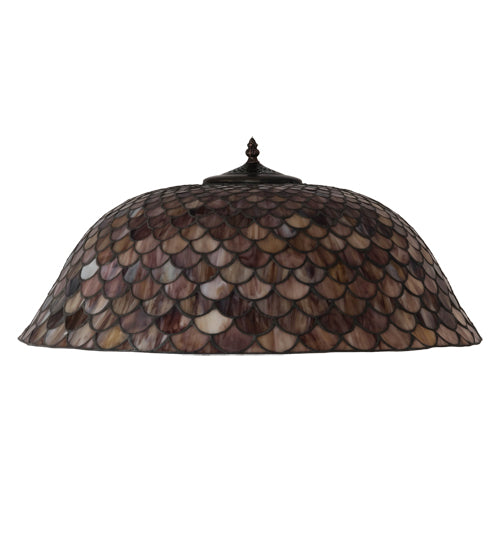 Meyda Tiffany Lighting 65173 Tiffany Fishscale Shade Lamp Shade Multicolored