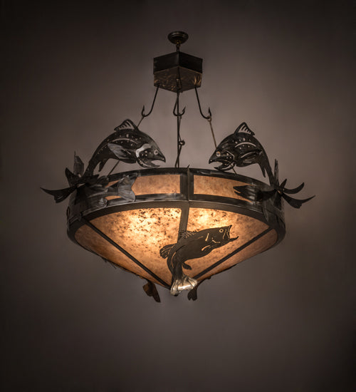 Meyda Tiffany Catch Of The Day 65175 Pendant Light - Steel