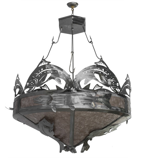 Meyda Tiffany Catch Of The Day 65175 Pendant Light - Steel