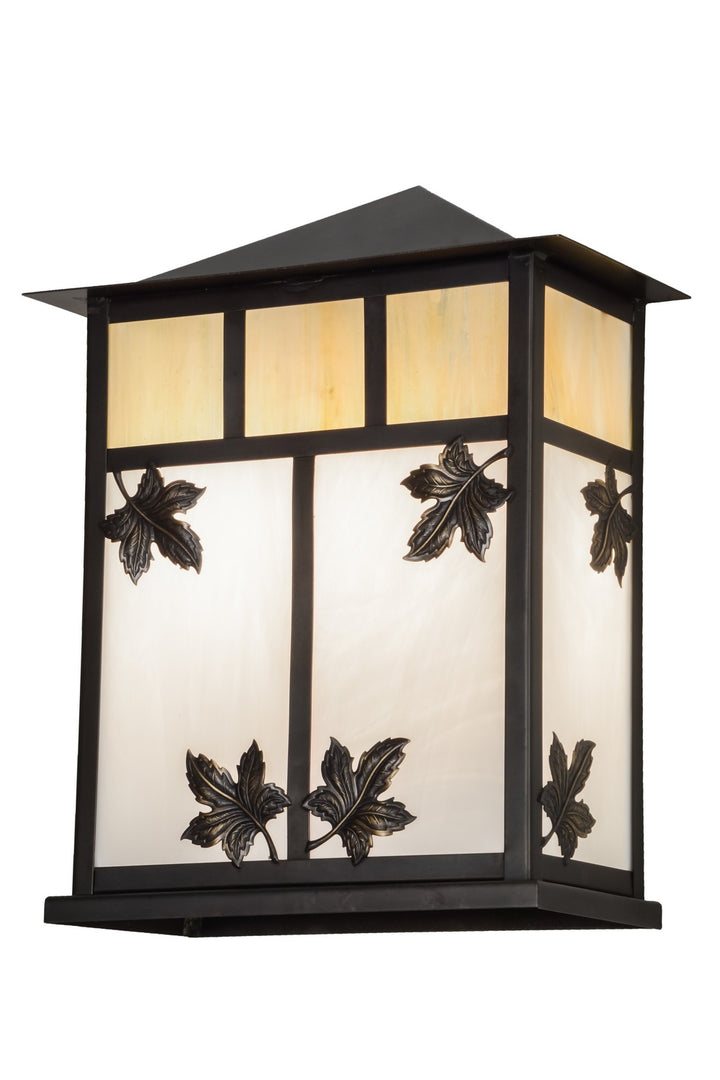 Meyda Tiffany Lighting 70254 Seneca Two Light Wall Sconce Outdoor Bronze / Dark