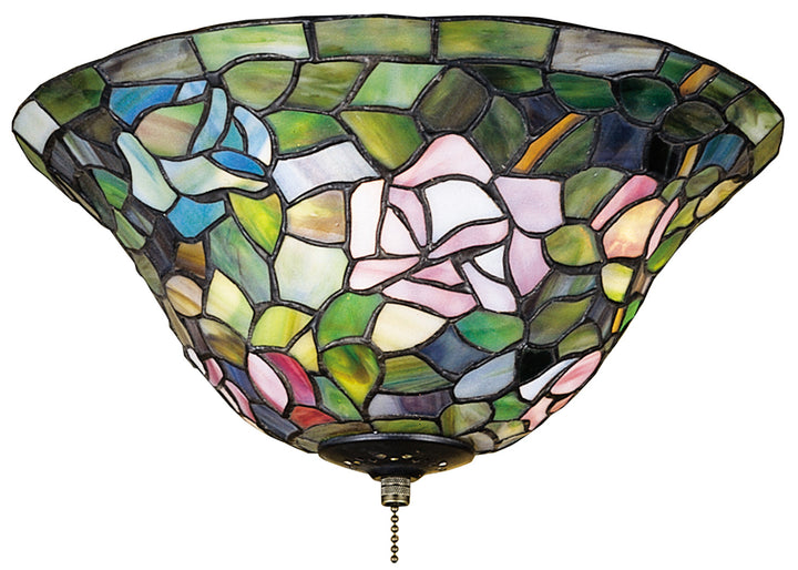 Meyda Tiffany Tiffany Rosebush 71427 Ceiling Light - Purple/Blue Burgundy Pink Purple/Blue