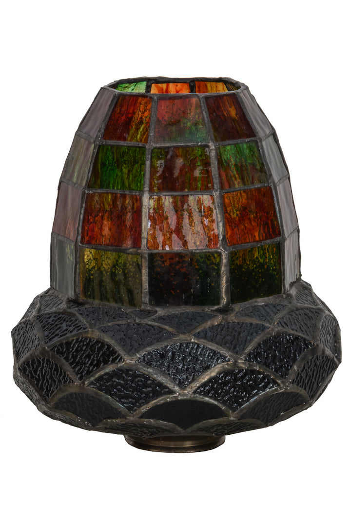 Meyda Tiffany Lighting 77532 Acorn Shade Lamp Shade Multicolored