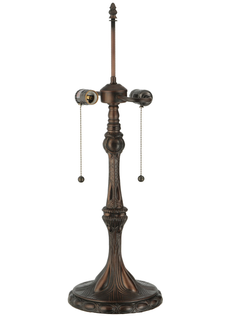 Meyda Tiffany Lighting 79790 Gypsy Two Light Table Base Utility Light Bronze / Dark