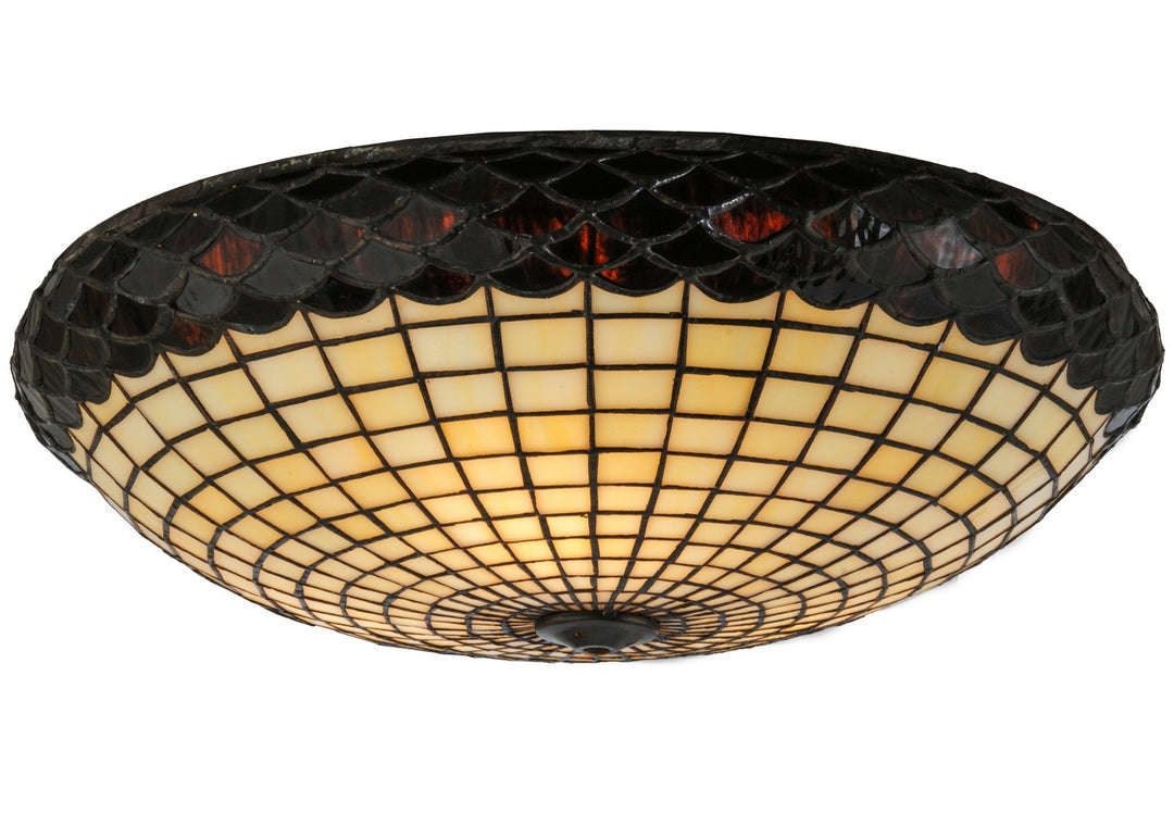 Meyda Tiffany Lighting 82067 Acorn Shade Lamp Shade Two-Tone