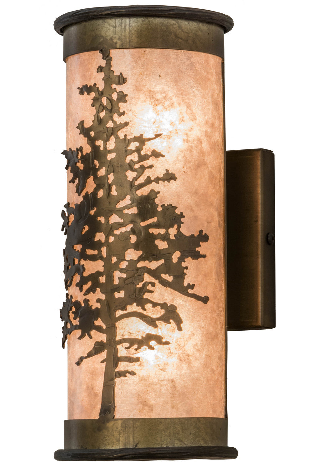 Meyda Tiffany Tamarack 110016 Wall Light - Antique Copper