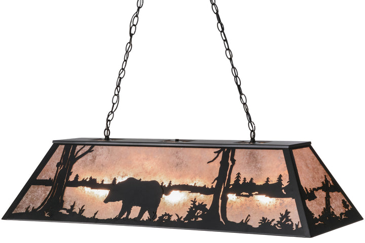 Meyda Tiffany Bear At Lake 110854 Pendant Light - Antique