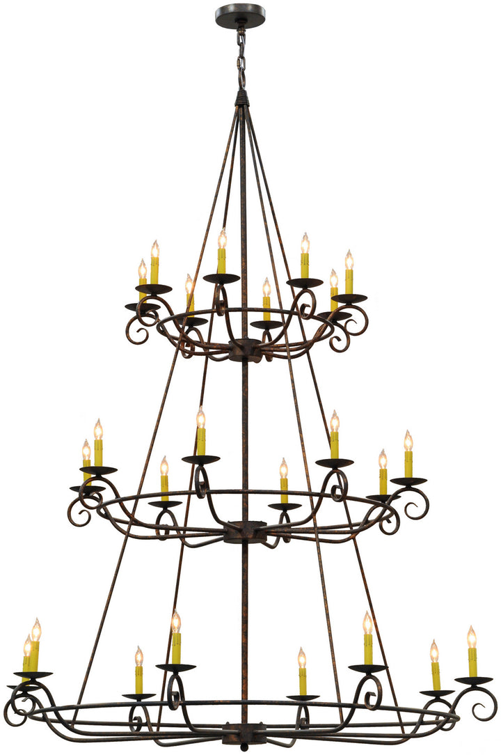 Meyda Tiffany Estrella 115255 Chandelier Light - Gilded Tobacco