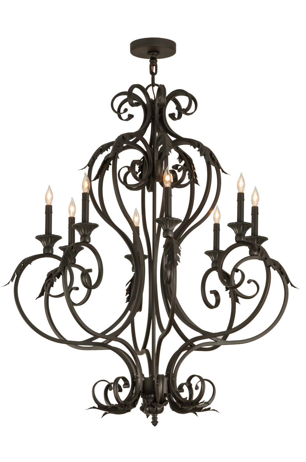 Meyda Tiffany Josephine 120434 Chandelier Light - Oil Rubbed Bronze