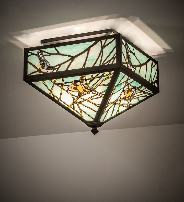 Meyda Tiffany Backyard Friends 129417 Ceiling Light - Oil Rubbed Bronze