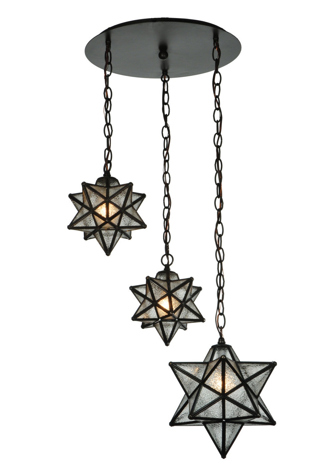 Meyda Tiffany Moravian Star 130969 Pendant Light - Oil Rubbed Bronze