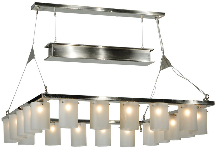Meyda Tiffany Counter Weight 132325 Chandelier Light - Brushed Nickel