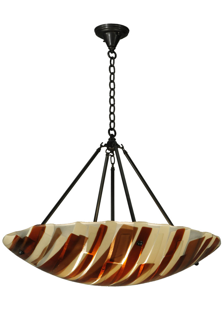 Meyda Tiffany Metro Fusion 133229 Pendant Light - Craftsman Brown