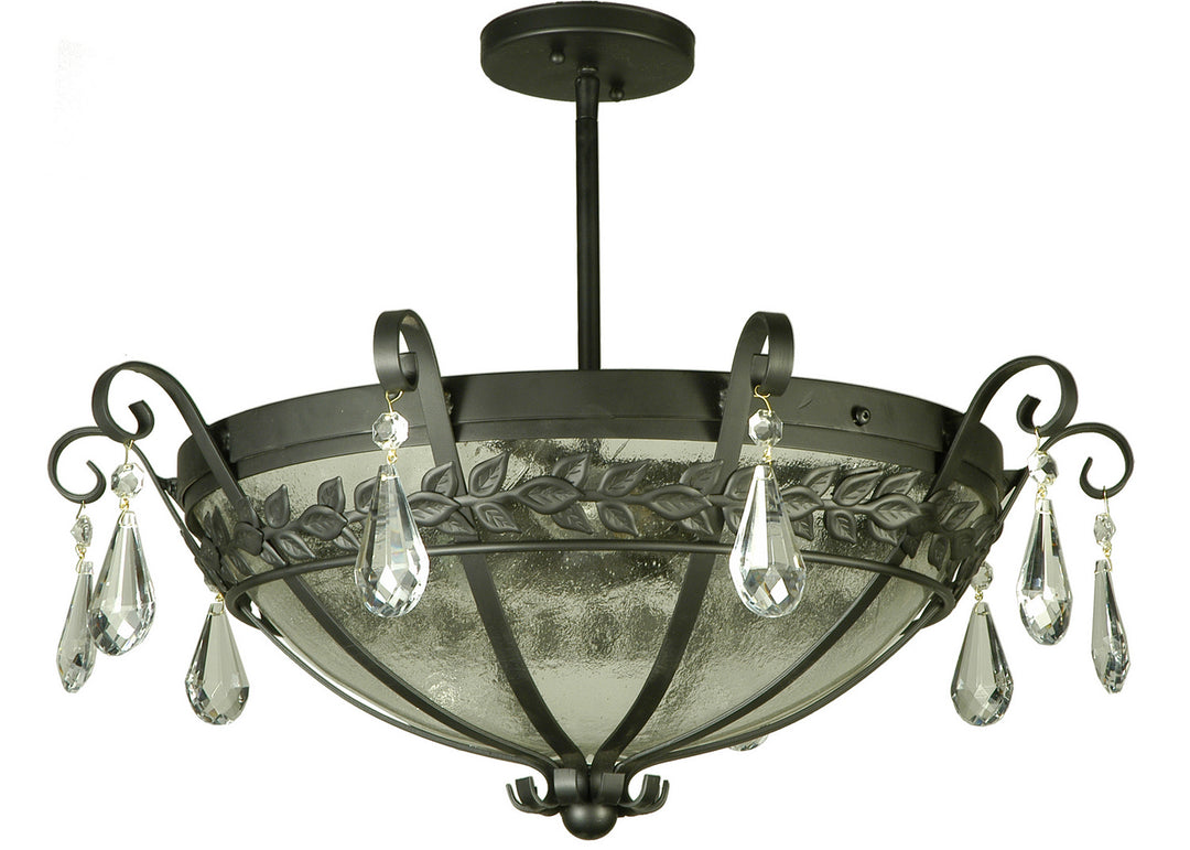 Meyda Tiffany Florentine 135848 Ceiling Light - Mahogany Bronze