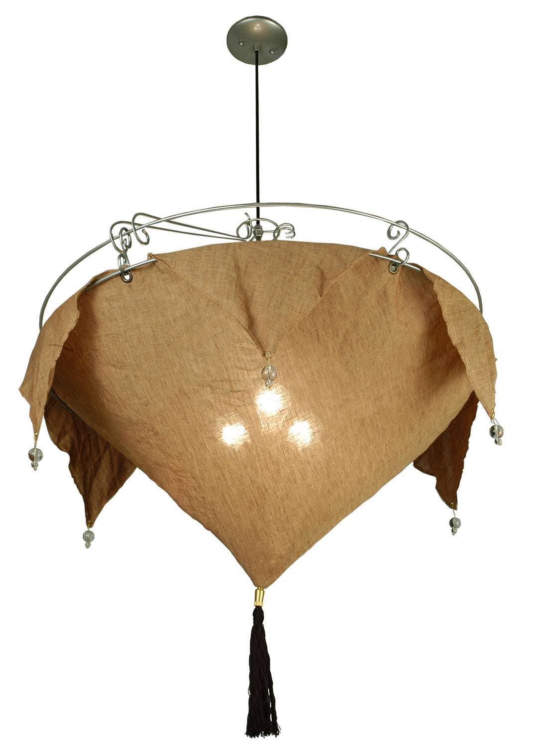 Meyda Tiffany Strathallan Double Tree 136916 Pendant Light - Mahogany Bronze