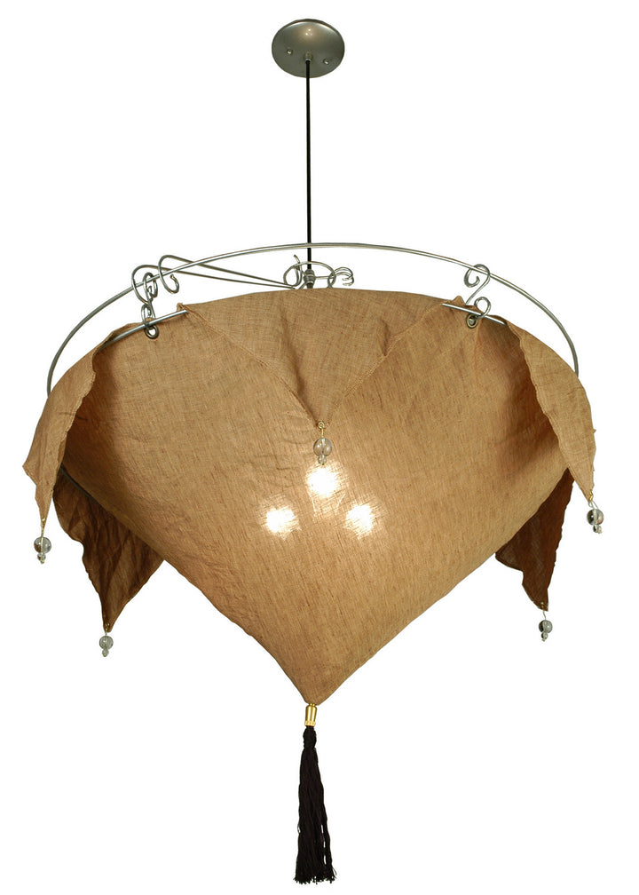 Meyda Tiffany Strathallan Double Tree 136916 Pendant Light - Mahogany Bronze