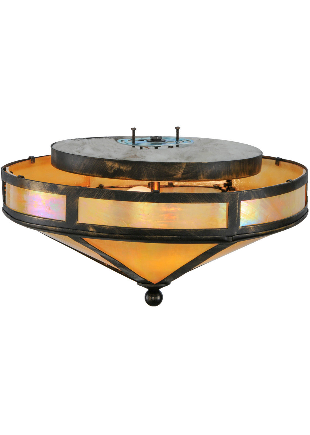 Meyda Tiffany Craftsman 140867 Ceiling Light - Antique