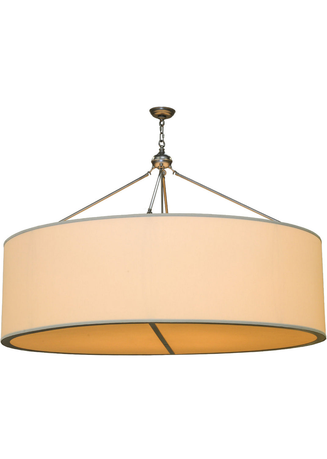 Meyda Tiffany Lighting 140914 Cilindro Led Pendant Decor Pewter, Nickel, Silver