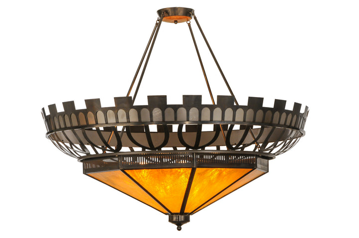 Meyda Tiffany Davis Street 141049 Pendant Light - Custom, Burnished Brass