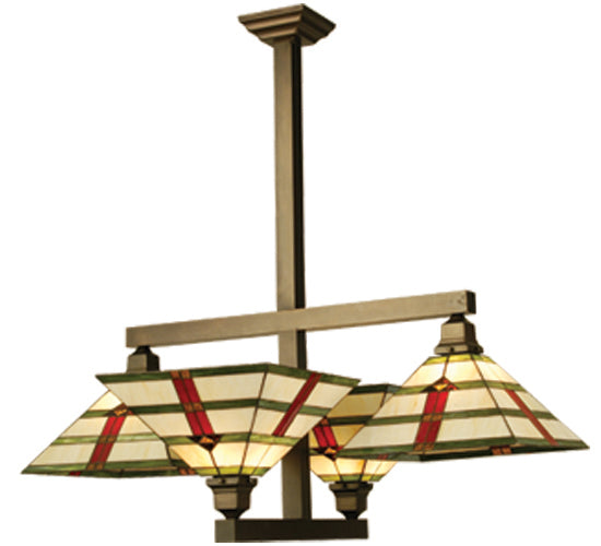 Meyda Tiffany Prairie Arrowhead 65334 Chandelier Light - Craftsman Brown