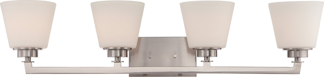 Nuvo Mobili 60-5454 Bath Vanity Light 35 in. wide - Brushed Nickel