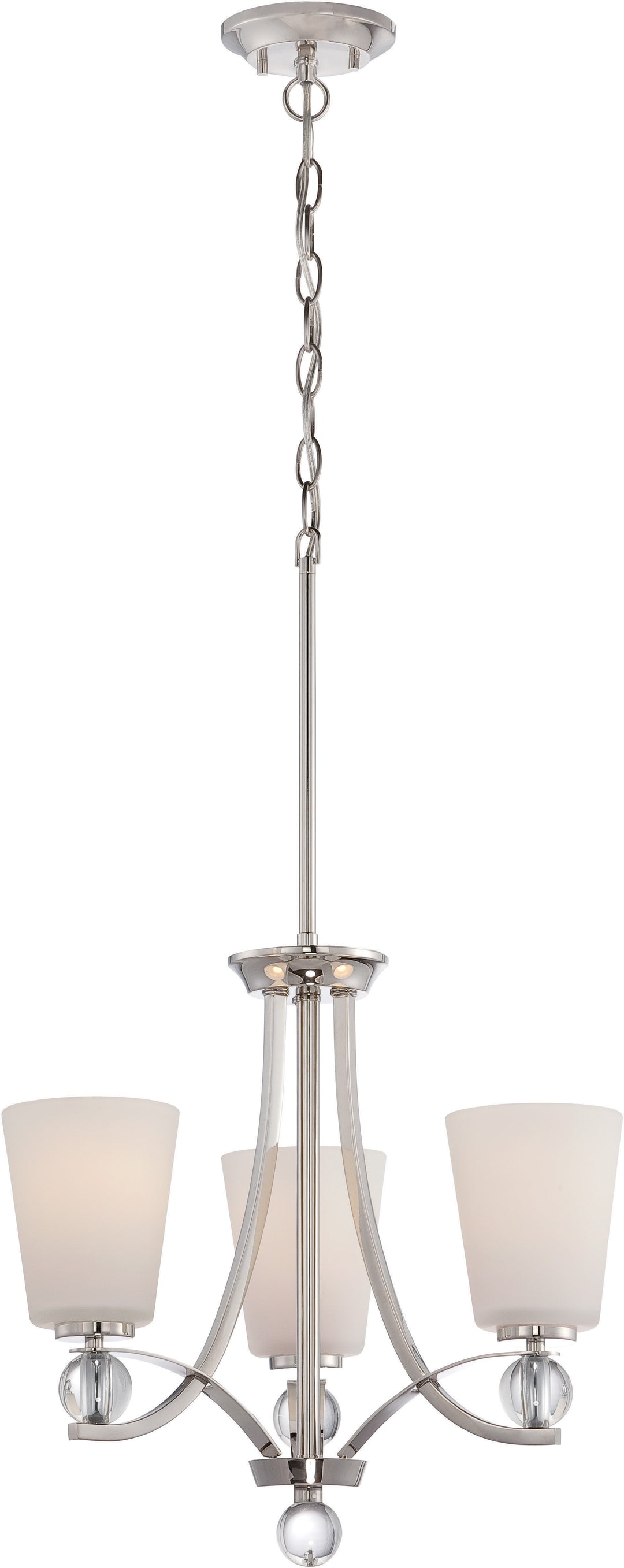 Nuvo Connie 60-5496 Chandelier Light - Polished Nickel