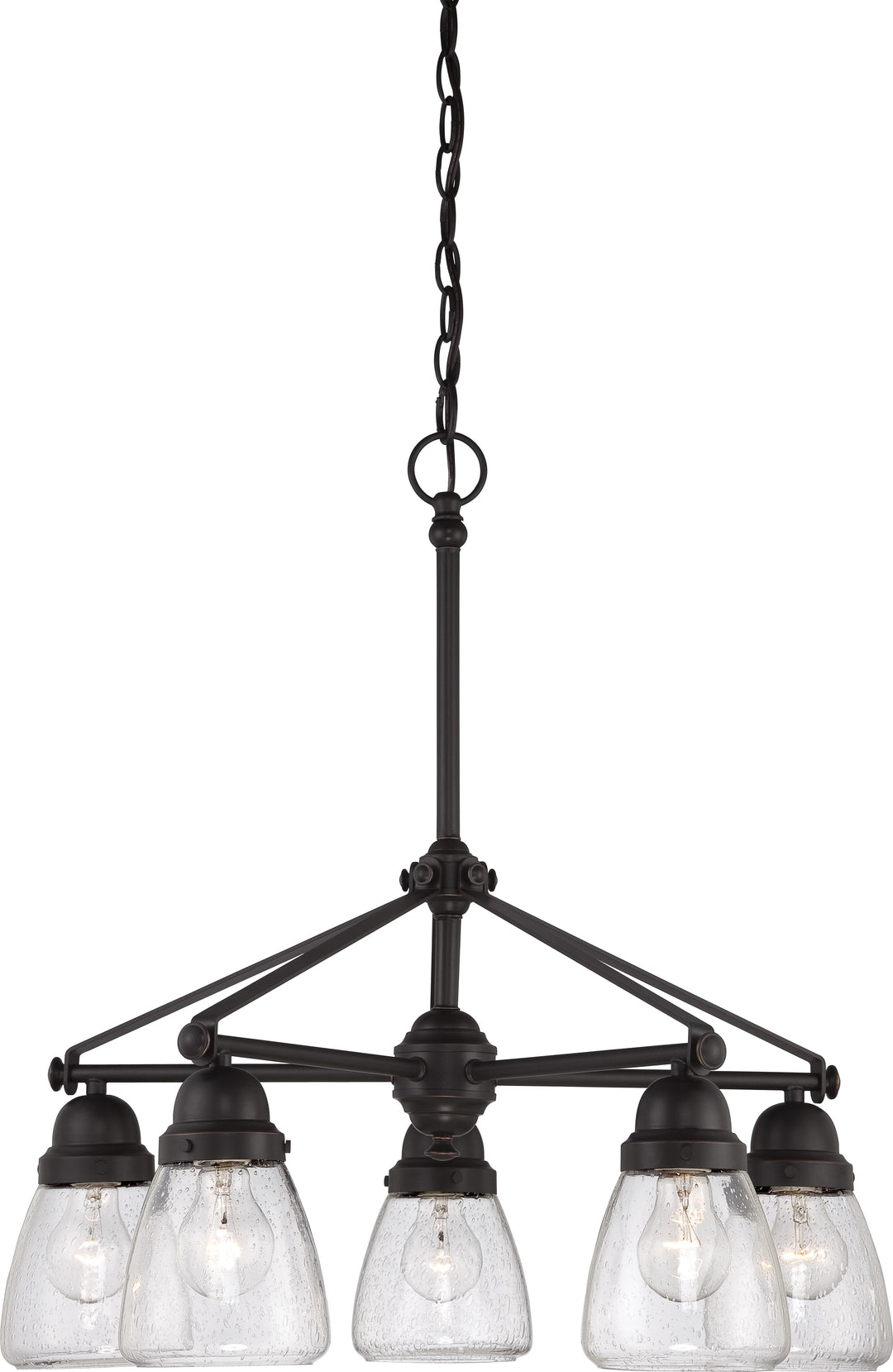 Nuvo Laurel 60-5545 Chandelier Light - Sudbury Bronze