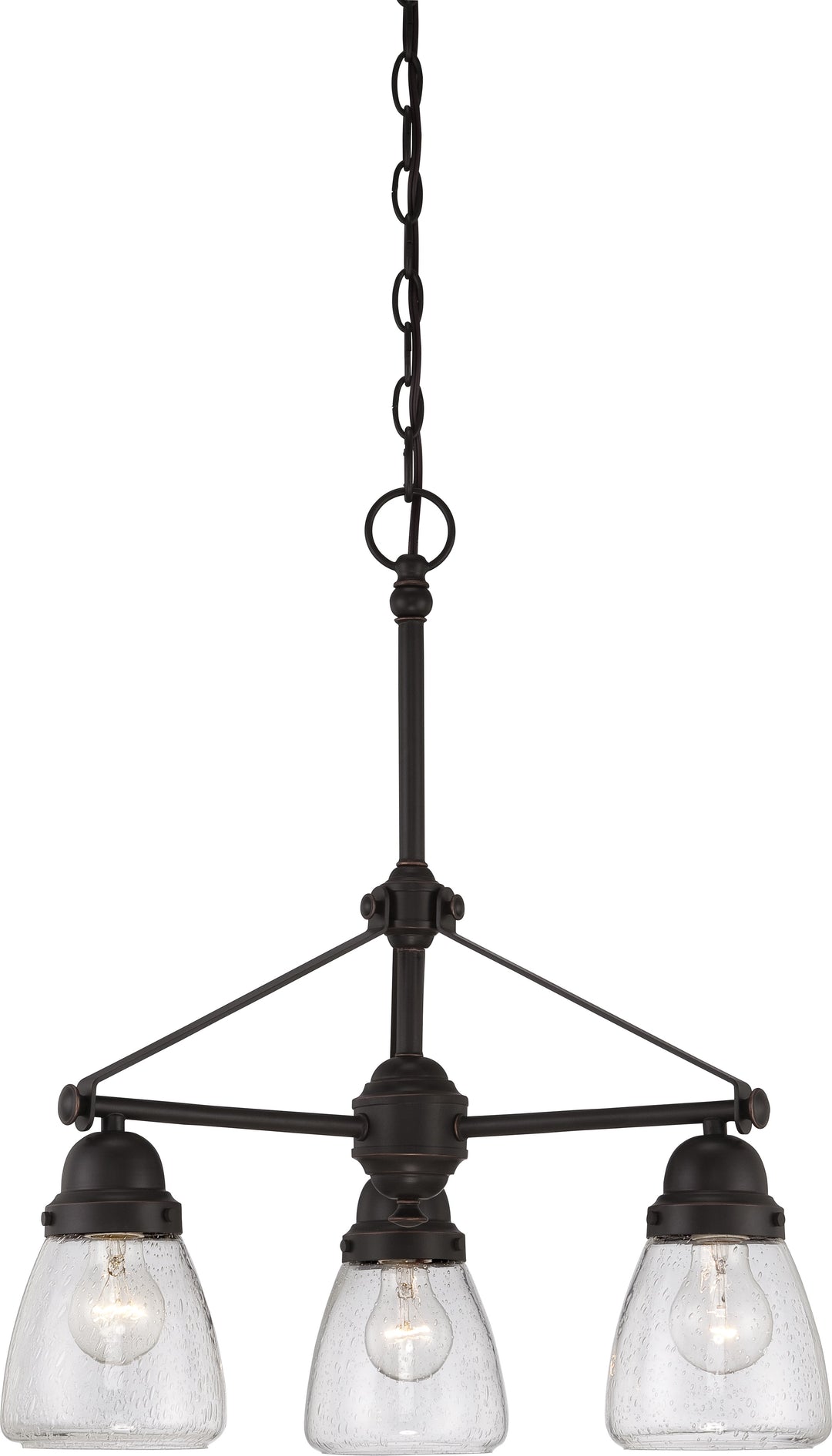 Nuvo Laurel 60-5546 Chandelier Light - Sudbury Bronze