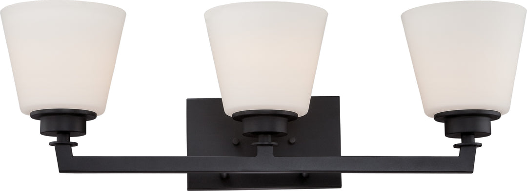 Nuvo Mobili 60-5553 Bath Vanity Light 25 in. wide - Aged Bronze