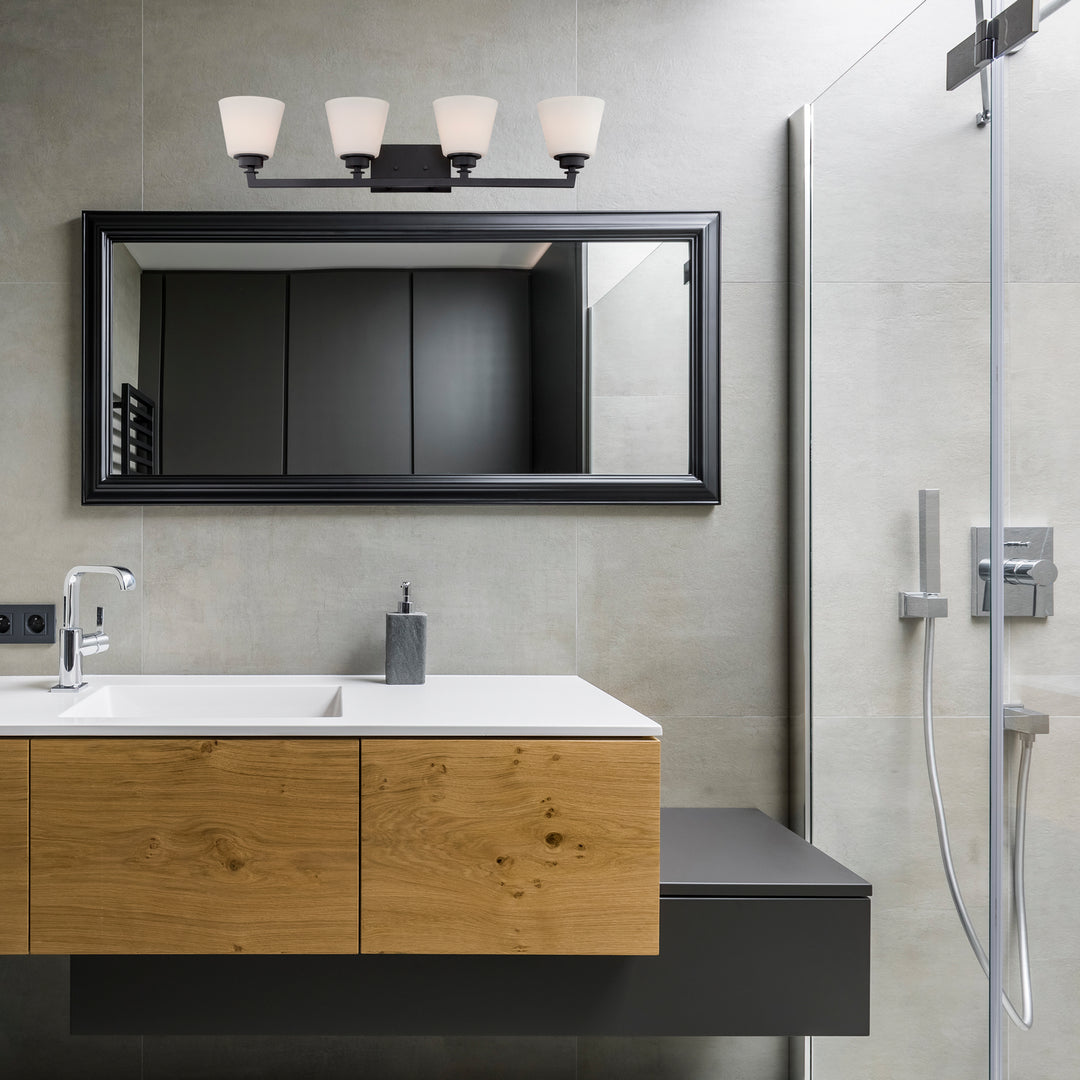 Nuvo Mobili 60-5554 Bath Vanity Light 35 in. wide - Aged Bronze