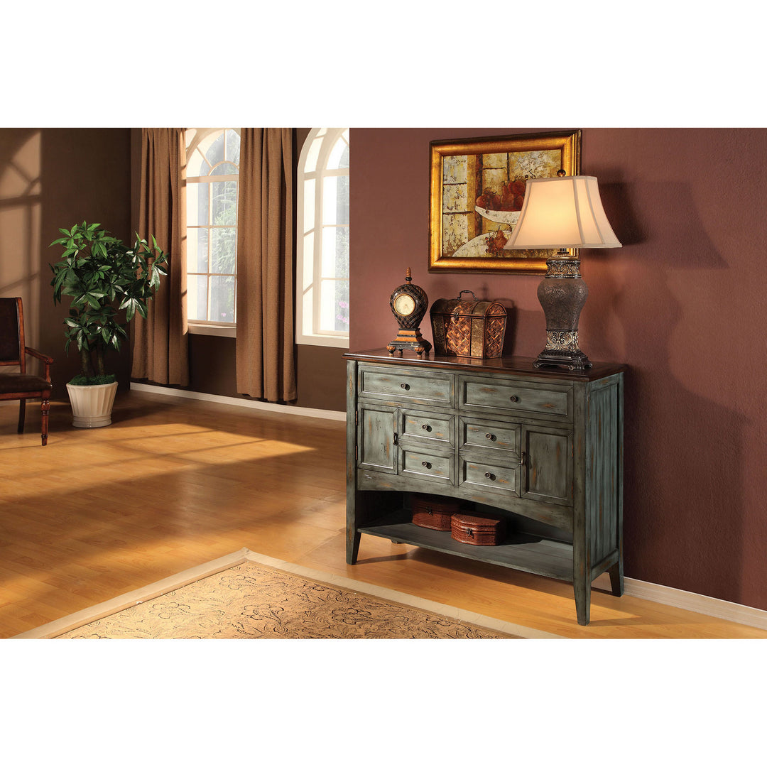 Elk Lighting 12038  Hartford Furniture Aged Blue
