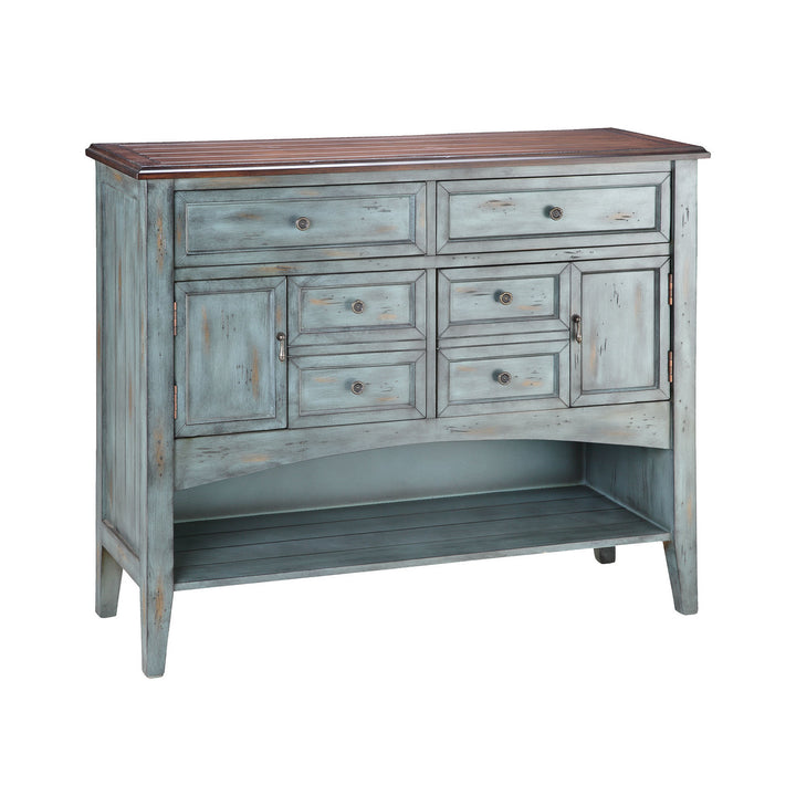 Elk Lighting 12038  Hartford Furniture Aged Blue