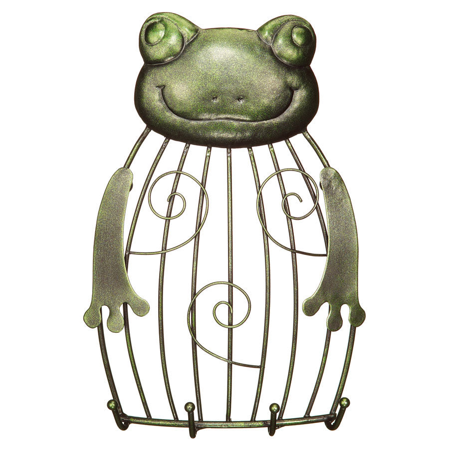 Decoflair & Decoglow DFA2184 Cage Keyring Holder Cage Keyring Holder - Frog Home Decor Bronze / Dark