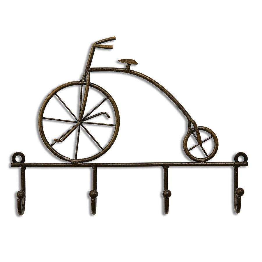 Decoflair & Decoglow DFA3139 Keyring Holder Keyring Holder - Antique Bike Home Decor Bronze / Dark