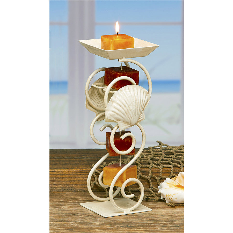 Decoflair & Decoglow NAT4947 Naturals Collection Cor Seashell Holder Home Decor Light