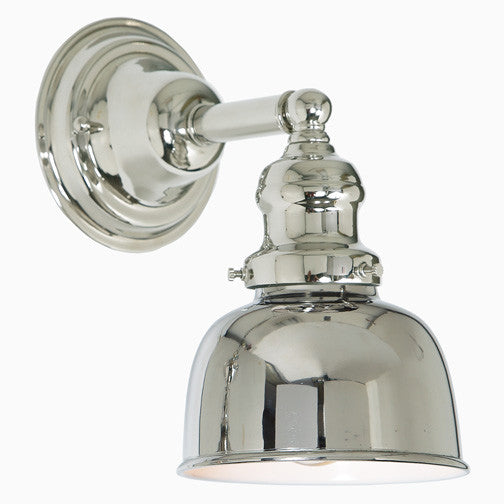 JVI Designs Union Square 1210-15 M2 Wall Light - Polished Nickel