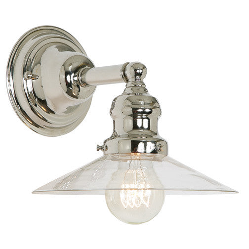 JVI Designs Union Square 1210-15 S1 Wall Light - Polished Nickel