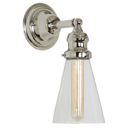 JVI Designs Union Square 1210-15 S10 Wall Light - Polished Nickel